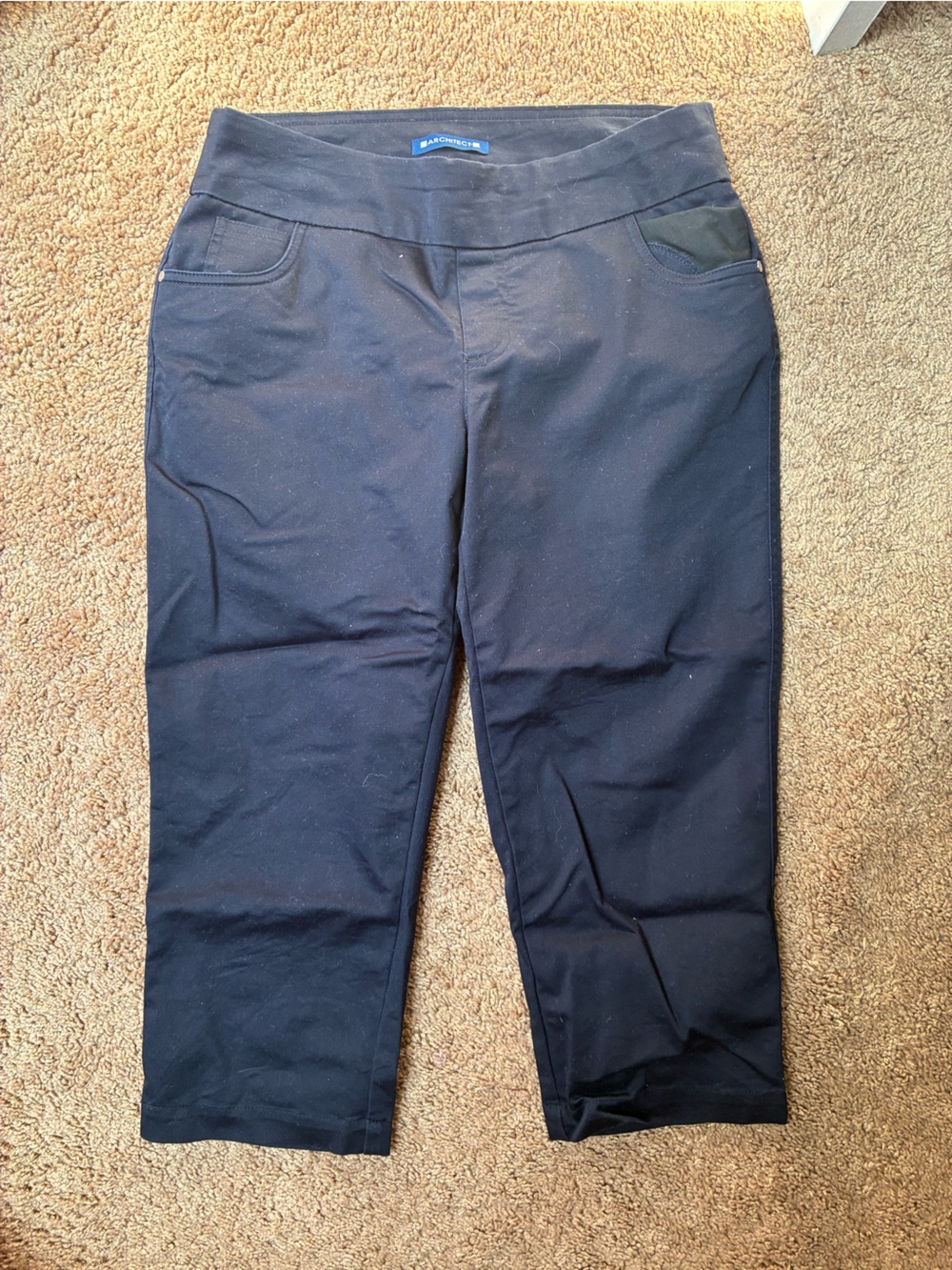Architect navy crop pants